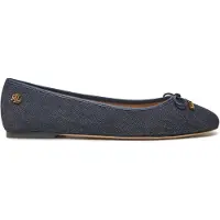 Ralph Lauren Damen Ballerinas Jayna Flats Ballet - Blauw - Größe 36