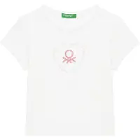 United Colors of Benetton T-Shirt 3I1XG10HU Weiß Regular Fit 104