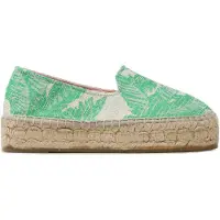 MANEBI' Espadrilles Cotton Jaquard Double Sole Espadrilles G 4.8 D0 Grün 37