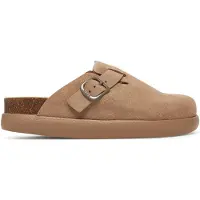 Scholl Clog Fae Chunky Suede Q Damen Dark Beige-Schuhgröße 39