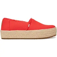 Toms Espadrilles Valencia Platform 10021919 Rot 82
