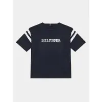 Tommy Hilfiger T-Shirt Varsity KB0KB08678 D Dunkelblau Regular Fit