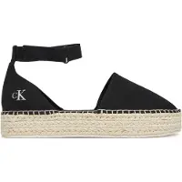 Calvin Klein Jeans Espadrilles Flatform Espadrille Sling Mg YW0YW01735 Schwarz