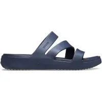 Crocs Pantoletten Getaway Strappy 209587 Dunkelblau