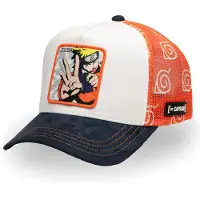 Capslab Kappe Trucker X Naruto Uzumaki Navy/White/Orange