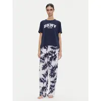 DKNY Pyjama YI70052 Dunkelblau Regular Fit 36