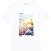Original Marines T-Shirt DFP4202YM Weiß Regular Fit