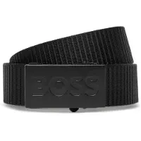 BOSS Herrengürtel Bosper-Tape 50548405 10243408 01 Schwarz 90