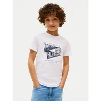 Tommy Hilfiger T-Shirt Graphic KB0KB09719 Weiß Regular Fit