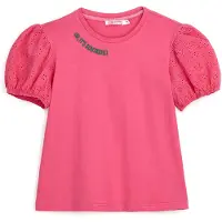 Original Marines T-Shirt DFP3191CF Rosa Regular Fit
