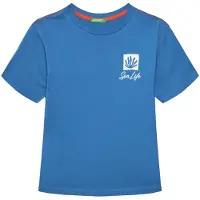 United Colors of Benetton T-Shirt 3I1XC10P4 Blau Oversize