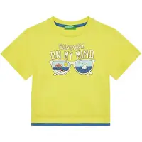 United Colors of Benetton T-Shirt 3SLUG10JF Gelb Regular Fit 90