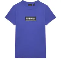 Napapijri T-Shirt S-Chamois NP0A4HYL D Blau Regular Fit