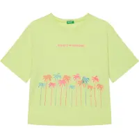 United Colors of Benetton T-Shirt 35RYC10OZ Gelb Regular Fit 130