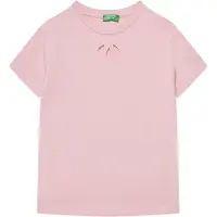 United Colors of Benetton T-Shirt 3P4ZC10O0 Rosa Slim Fit 130