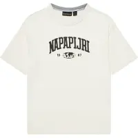 Napapijri T-Shirt S-Inot NP0A891F D Écru Regular Fit