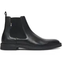 BOSS Chelsea Boots aus poliertem Leder mit Signature-Naht Grösse 43
