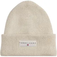 Tommy Hilfiger Mütze Tjw Linear Beanie AW0AW17913 Écru