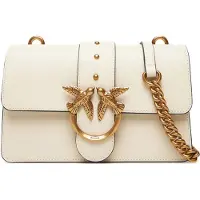 Pinko Schultertasche aus Kalbsleder in Beige 105856A0F1_Z14Q