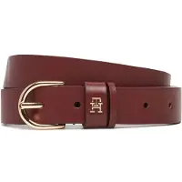 Tommy Hilfiger Damengürtel Essential Effortless 2.5 Go AW0AW16836 Dunkelrot 70