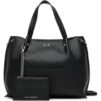Armani Exchange für Damen. XW001211AF15625UC001 Schwarze Kettenhandtasche (OSFA), Lässig, Polyester