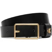 Calvin Klein Damengürtel Square Buckle Ck Loop 25Mm LV04F7050G Schwarz 80