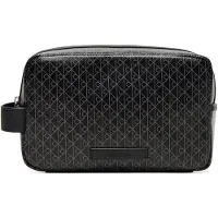Calvin Klein Kosmetiktasche Coated Dopp Kit LV04D1082G Schwarz