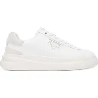 GUESS für Herren. FMFBANLEL12 Weiße Elban-Turnschuhe (43), Wohnung, Schnürsenkel, Lässig