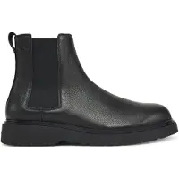 Calvin Klein Klassische Stiefeletten Combat Ess Chelsea Boot Lth YM0YM01374 Schwarz
