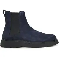 Calvin Klein Klassische Stiefeletten Combat Ess Chelsea Boot Su YM0YM01372 Dunkelblau 41