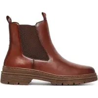 Tamaris Damen Elegante Stiefelette Chelsea 1-25436-41 Braun