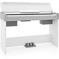 Gear4Music DP-7 Kompaktes Digitalpiano von weiß