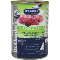 Dr. Clauder's Hundenassfutter Selected Meat Lamm & Apfel 6x400 g