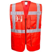 Portwest Warnweste Executive Berlin Kl. 2 S476 , 1 Stück, Größe: M