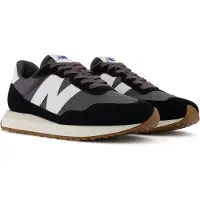 New Balance für Herren. MS237V1 Leder Turnschuhe MS237GA schwarz (45), Wohnung, Schnürsenkel, Lässig, Sportlich, Laufen, Multisport