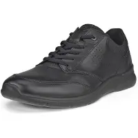 Ecco Schnürschuh "Irving", Freizeitschuh, Halbschuh, Schnürschuh mit gepolstertem Schaftrand