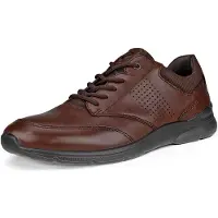 Ecco Schnürschuh "Irving", Freizeitschuh, Halbschuh, Schnürschuh mit gepolstertem Schaftrand