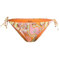 Roxy Bikini-Hose "Floraldelic", Damen, Gr. L, orange (mock orange delic), Obermaterial: 87% Nylon, 13% Elasthan., Badehosen Bikini-Hose