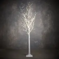 Luca Lighting Birch white 600led w/timer