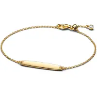Pandora 564010C01-16 - Stab Kettenarmband - Gelbgold Vergoldung - Zirkonia - 16 cm