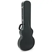 Gear4Music Deluxe Geformter E-Gitarrenkoffer von - Schwarz