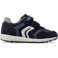 Geox Klett ALBEN BOY, Rauleder, Blau, Kinder