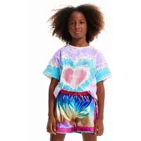 Desigual T-Shirt 23SGTK02 Bunt Regular Fit 104