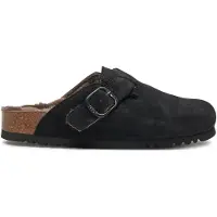 Scholl Clog Fae New Suede Damen Black-Schuhgröße 36