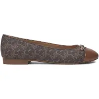Michael Kors Ballerinas Rebecca Flex Empire Monogram 40F4RBFP1B Braun 36
