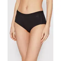 Triumph Klassischer Damenslip mit hoher Taille Smart Natural Maxi 10211539 Schwarz 34