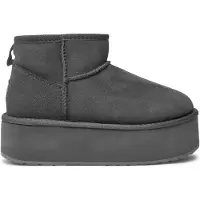 Emu australia Schuhe Australia Stinger Micro Flatform W13082Charcoal