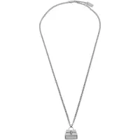 Marc Jacobs Halskette The St. Marc Cuban-Link Chain Necklace 2F3JNC001J37 Silberfarben