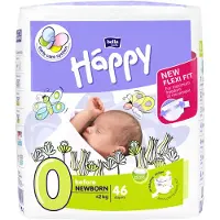 Bella Baby Happy Windeln Gr.0 before newb.kl.2 kg 46 St