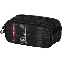 KARACTERMANIA Dc Comics Batman Face Fan Trick 2.2 Mäppchen Schwarz Mann Schwarz One Size